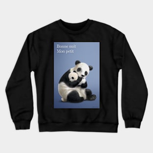 Panda and her baby Crewneck Sweatshirt